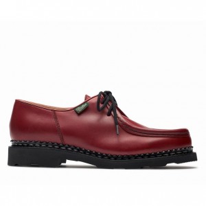 Buty Derby Paraboot Michael Damskie Czerwone | ERTBA7081