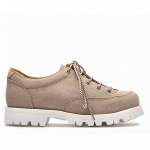 Buty Derby Paraboot Montana F Nd Damskie Khaki | ZVFMA4915