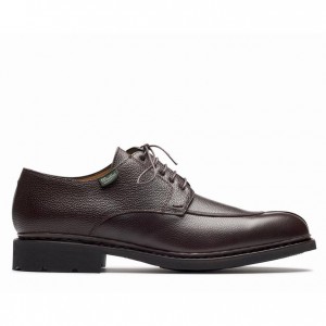 Buty Derby Paraboot Tournier Męskie Ciemny Brązowe | PNFXG2478