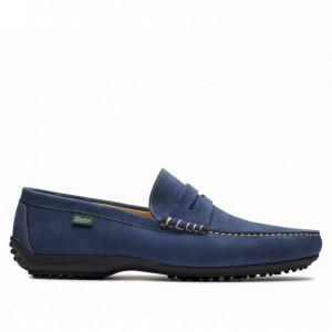 Loafersy Paraboot Cabrio Męskie Niebieskie | AKCDN8049