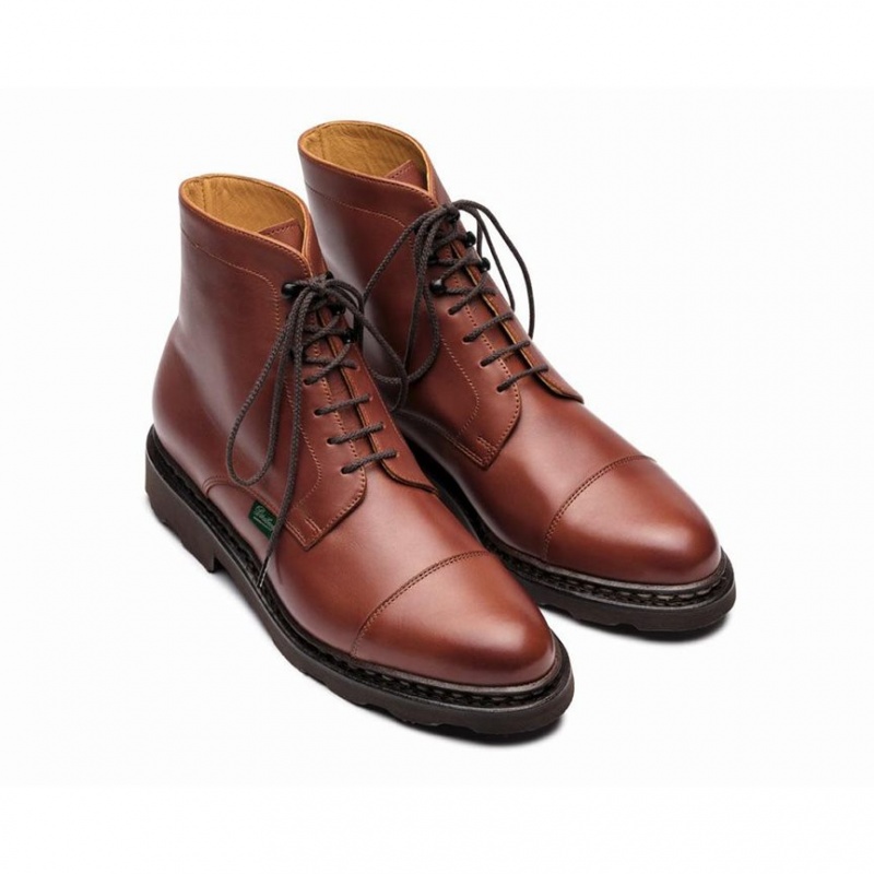 Botki Paraboot Clamart Damskie Brązowe | GVEXR5362