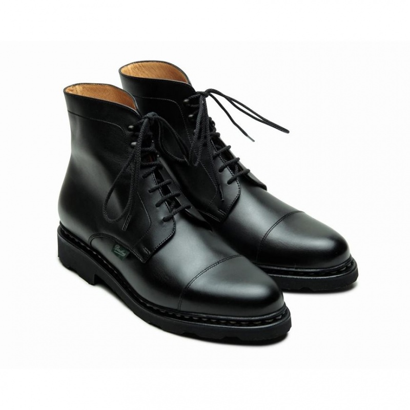 Botki Paraboot Clamart Damskie Czarne | QAYVJ7896