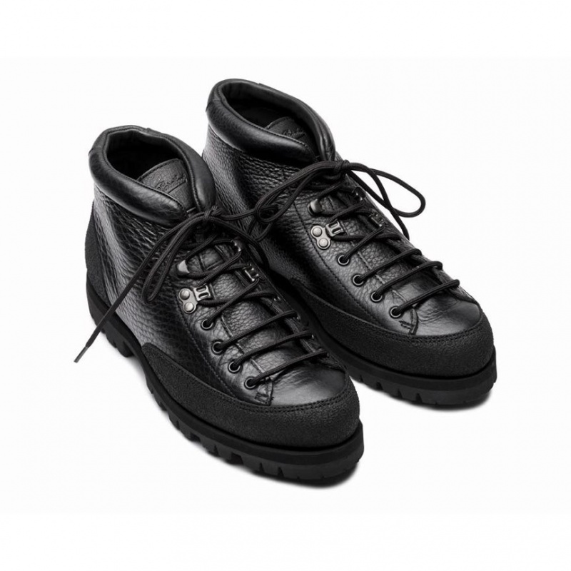 Botki Paraboot Yosemite Męskie Czarne | EKXQS1456