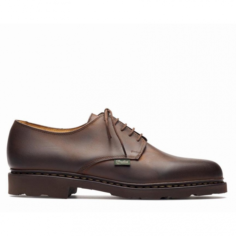 Buty Derby Paraboot Arles Męskie Ciemny Brązowe | QNZIC6970