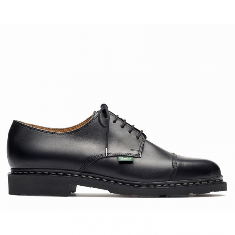 Buty Derby Paraboot Azay Męskie Czarne | HIEPT4593