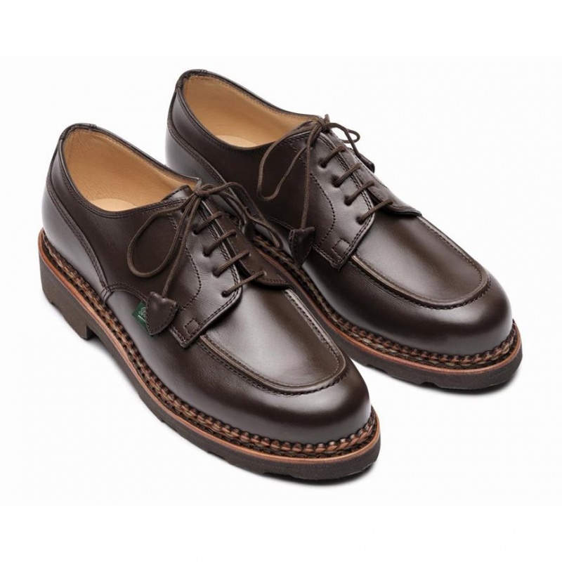 Buty Derby Paraboot Chamade Damskie Ciemny Brązowe | SXUAP8462