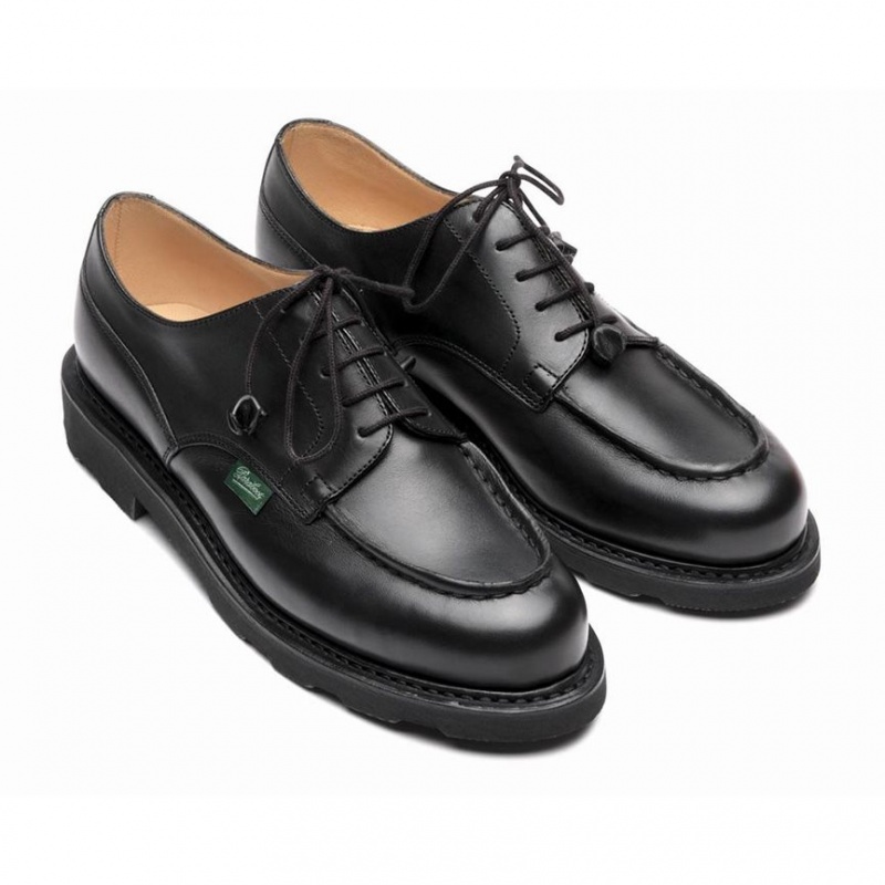 Buty Derby Paraboot Chambord Damskie Czarne | GUIRE0132