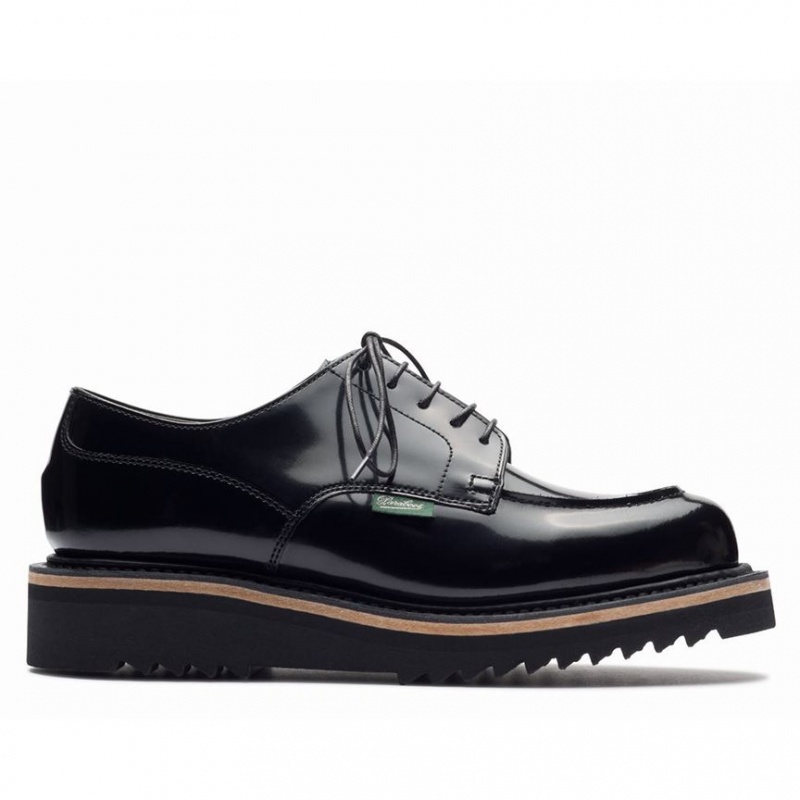 Buty Derby Paraboot Chambord Damskie Czarne | RQEJT8057