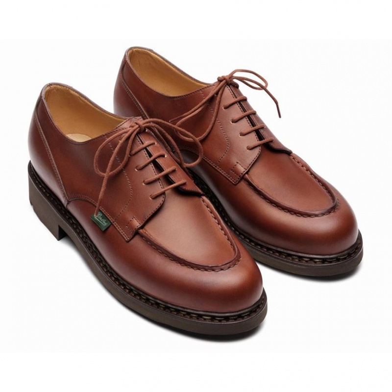 Buty Derby Paraboot Chambord Męskie Brązowe | MVZOS7028