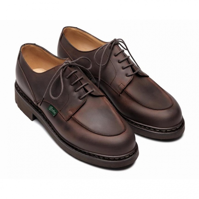 Buty Derby Paraboot Chambord Męskie Ciemny Brązowe | UREQV0395