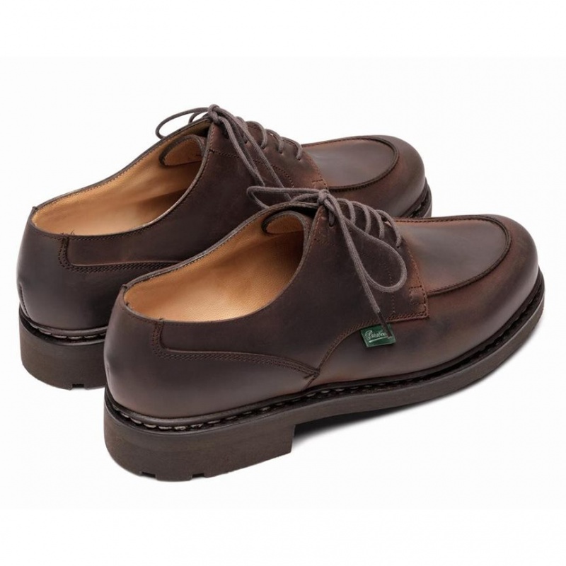 Buty Derby Paraboot Chambord Męskie Ciemny Brązowe | UREQV0395