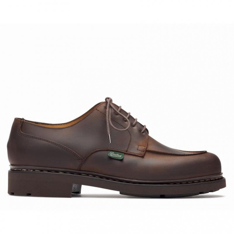 Buty Derby Paraboot Chambord Męskie Ciemny Brązowe | UREQV0395