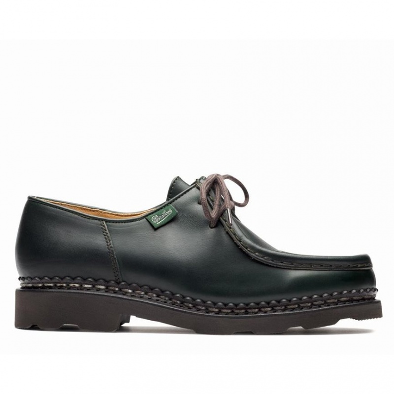 Buty Derby Paraboot Michael Damskie Ciemny Zielone | PORHZ3604