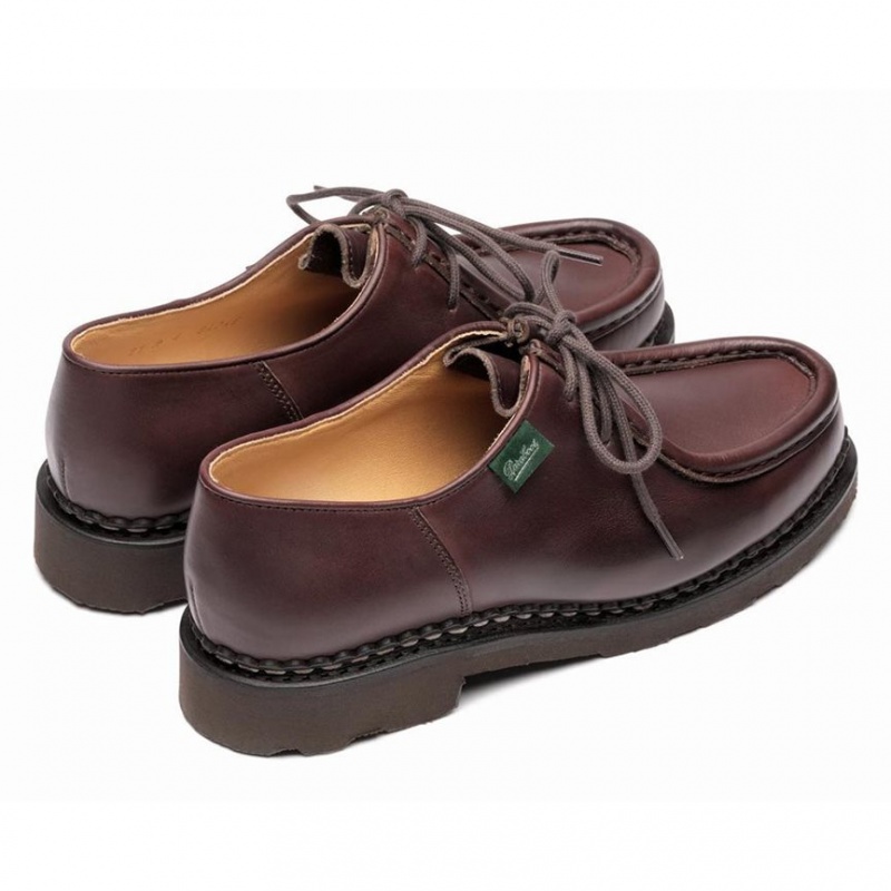 Buty Derby Paraboot Michael Damskie Ciemny Brązowe | MDUOT8941