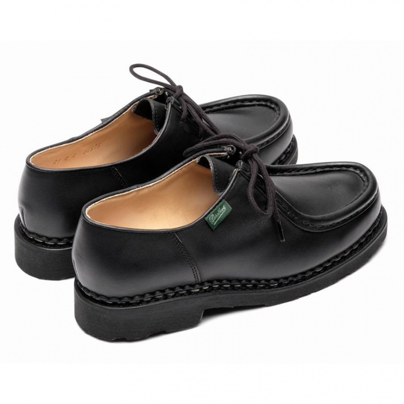 Buty Derby Paraboot Michael Damskie Czarne | LPHNG1924