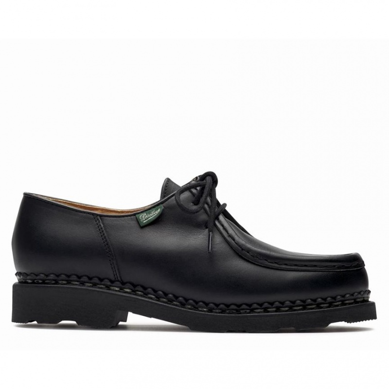 Buty Derby Paraboot Michael Damskie Czarne | LPHNG1924