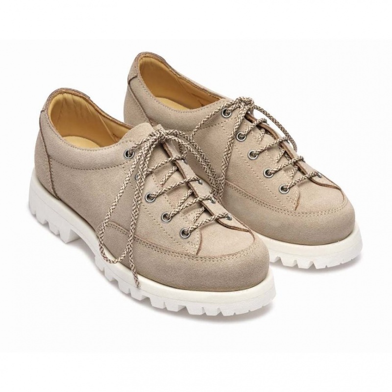 Buty Derby Paraboot Montana F Nd Damskie Khaki | ZVFMA4915