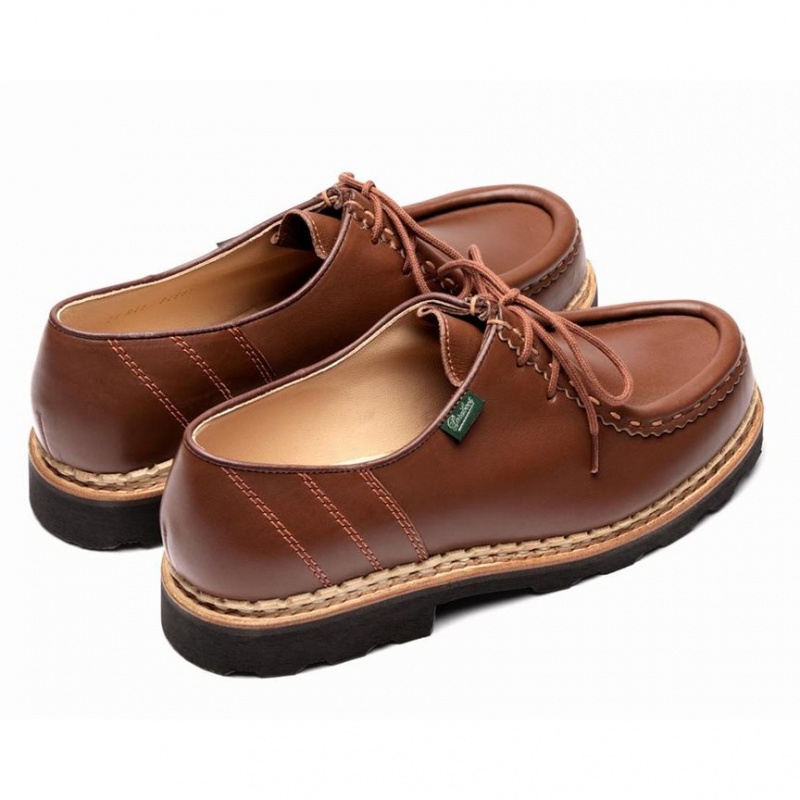 Buty Derby Paraboot Morzine Męskie Brązowe | LOCHQ8016