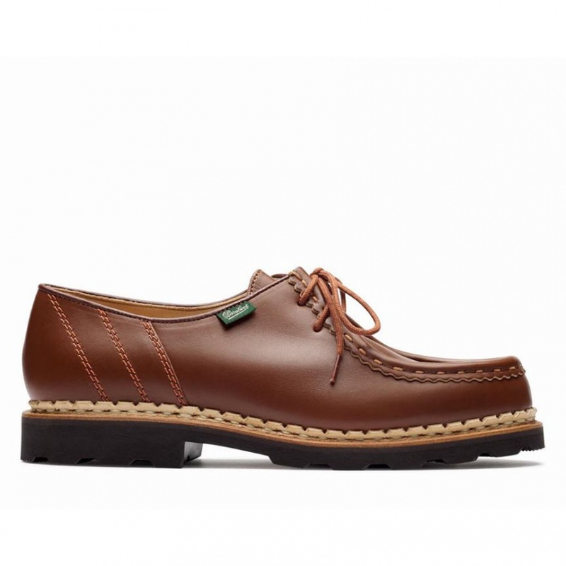 Buty Derby Paraboot Morzine Męskie Brązowe | LOCHQ8016