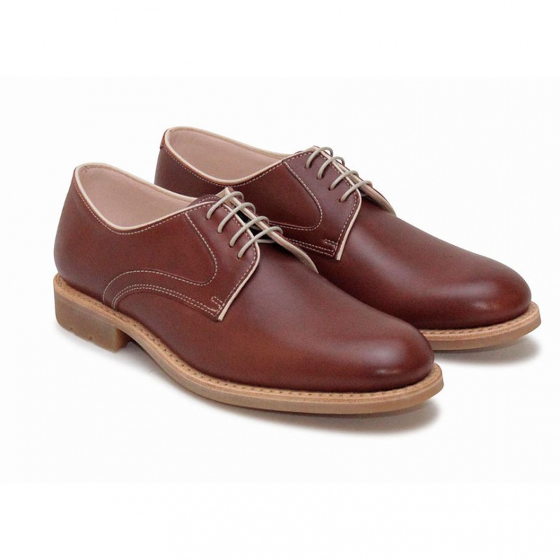 Buty Derby Paraboot Saphir Gy Damskie Brązowe | BYEMW3946