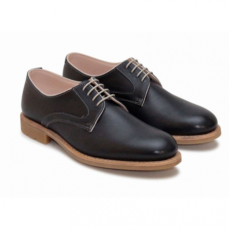 Buty Derby Paraboot Saphir Gy Damskie Czarne | YRDZH8910