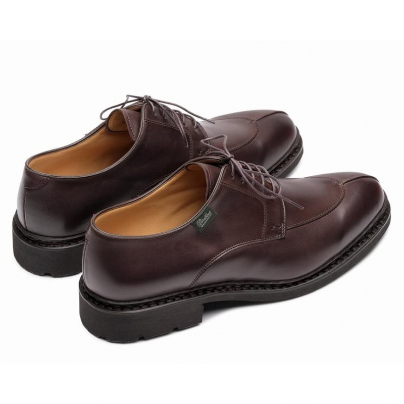 Buty Derby Paraboot Tournier Męskie Ciemny Brązowe | VYOWB0971