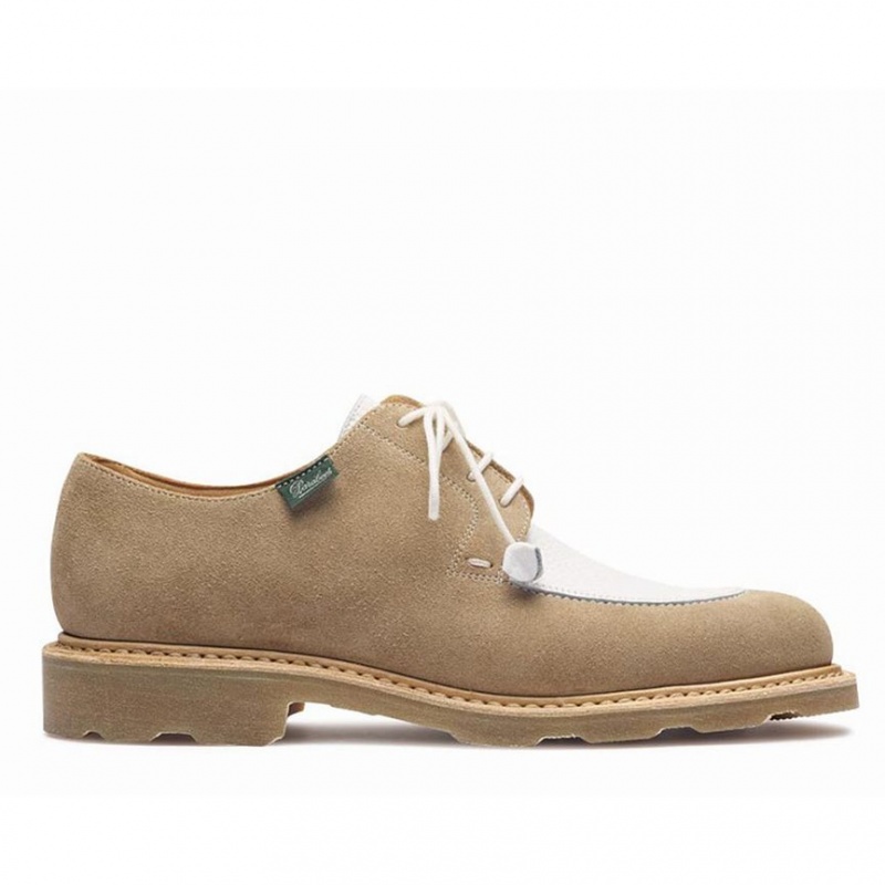 Buty Derby Paraboot Veley Damskie Beżowe | EHYPD1897