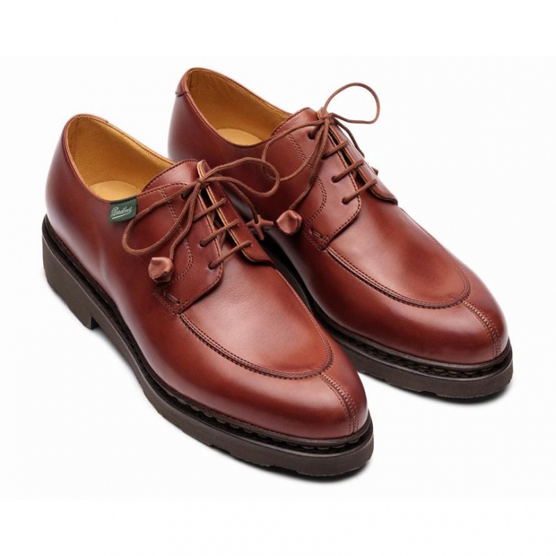 Buty Derby Paraboot Veley Damskie Brązowe | MQTDU0249