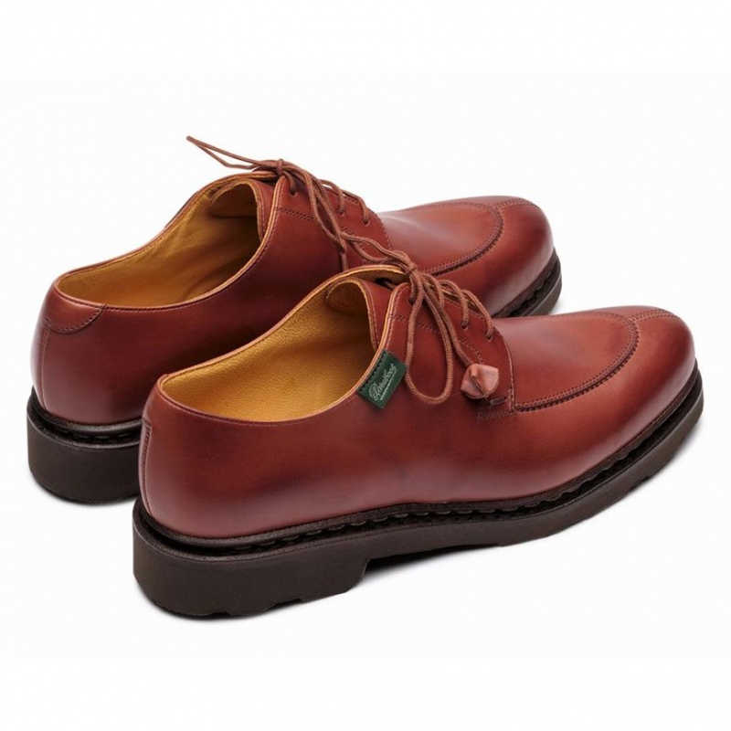 Buty Derby Paraboot Veley Damskie Brązowe | MQTDU0249