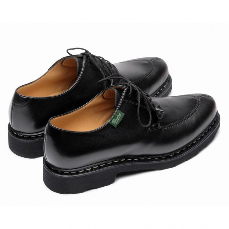 Buty Derby Paraboot Veley Damskie Czarne | HXRKL7094