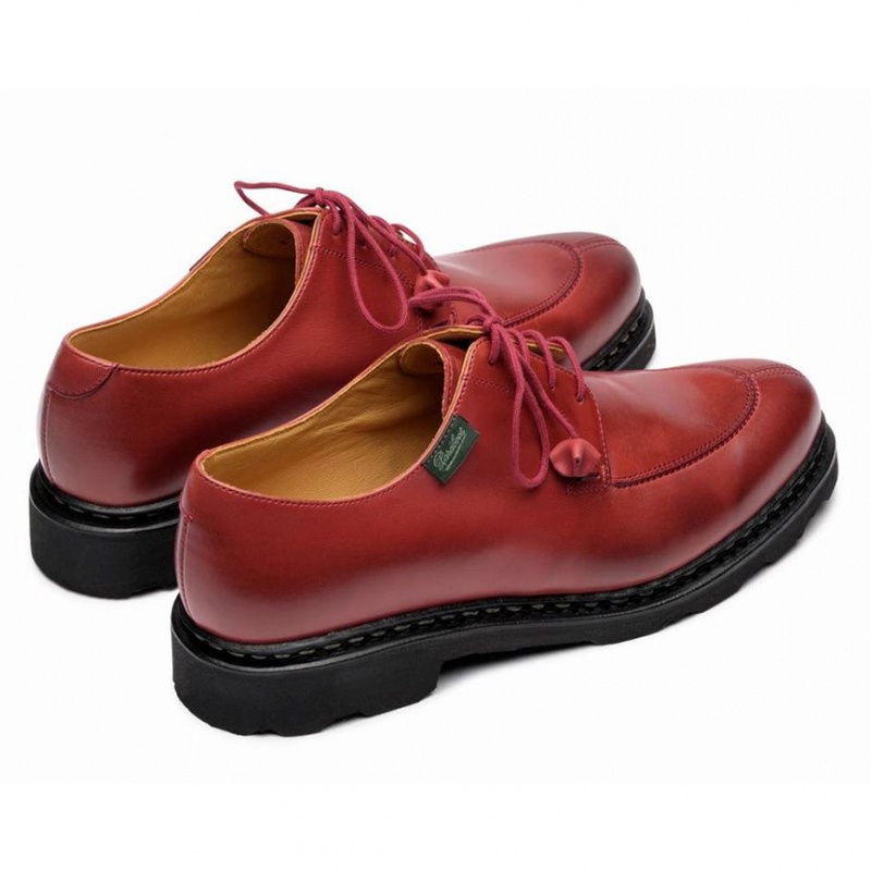 Buty Derby Paraboot Veley Damskie Czerwone | EQXTI7214