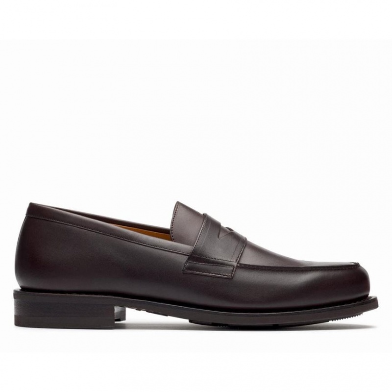 Loafersy Paraboot Adonis Męskie Ciemny Brązowe | PFHDX4213