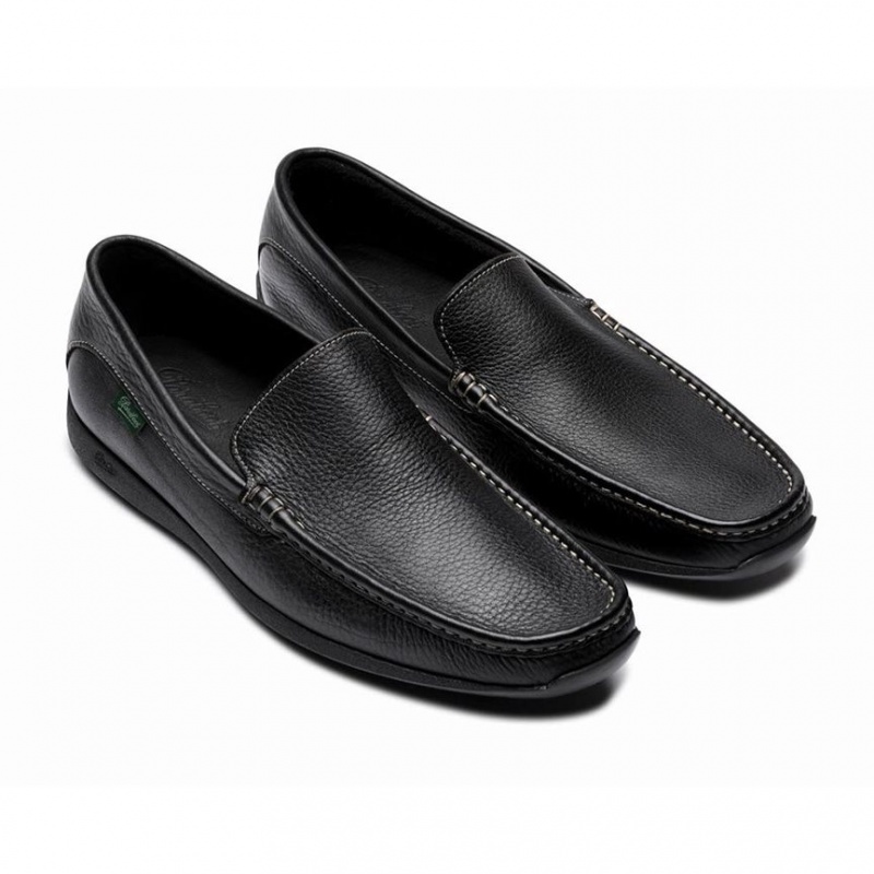 Loafersy Paraboot Anvers Męskie Czarne | IAPUV6284