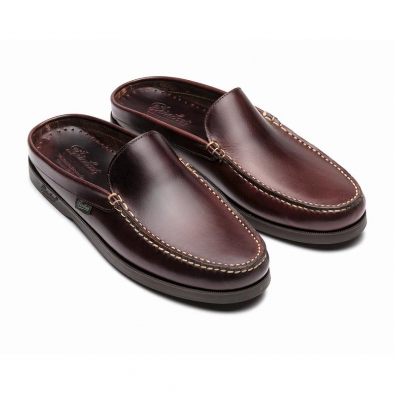 Loafersy Paraboot Bahamas Męskie Ciemny Brązowe | JODNK7802