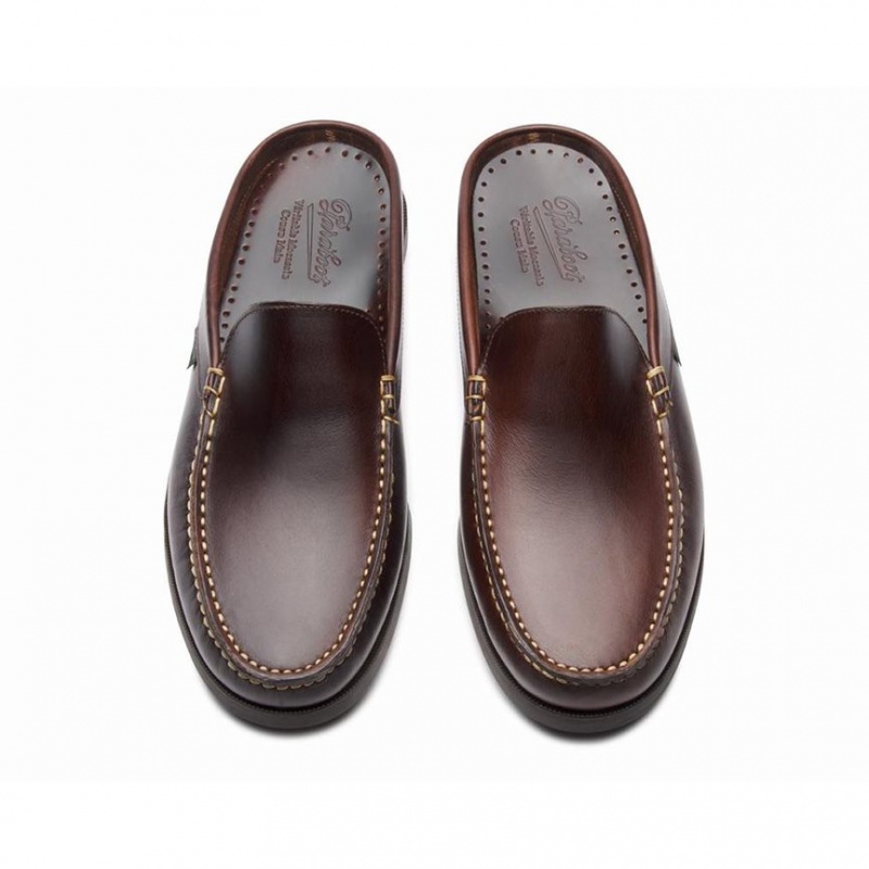 Loafersy Paraboot Bahamas Męskie Ciemny Brązowe | JODNK7802