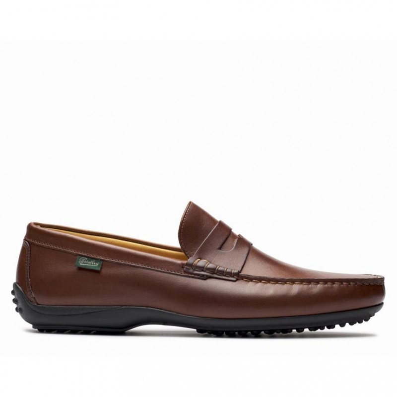 Loafersy Paraboot Cabrio Męskie Brązowe | CUBNV5629