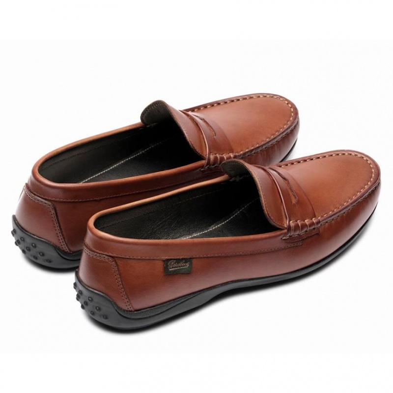 Loafersy Paraboot Corvette Damskie Brązowe | RWHDE2618