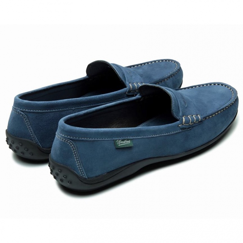 Loafersy Paraboot Corvette Damskie Niebieskie | ODYGH8697