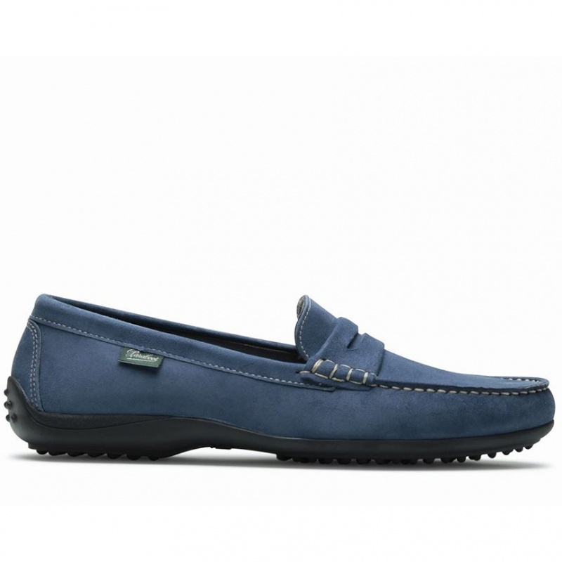 Loafersy Paraboot Corvette Damskie Niebieskie | ODYGH8697