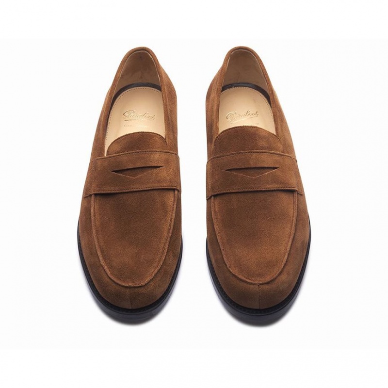 Loafersy Paraboot Dax Gy Męskie Brązowe | PLUKF5126