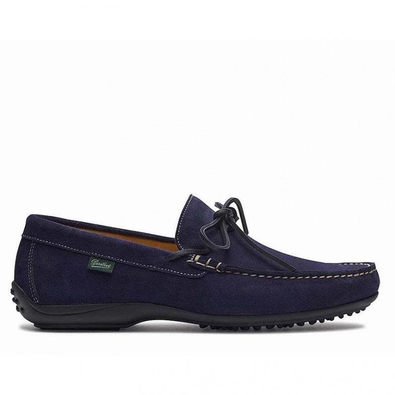 Loafersy Paraboot Indiana Męskie Niebieskie | QEXID0152