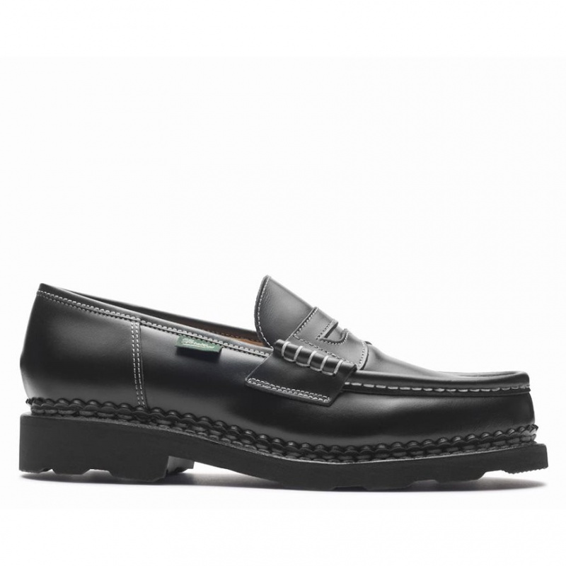 Loafersy Paraboot Orsay Damskie Czarne | GZFMT0394