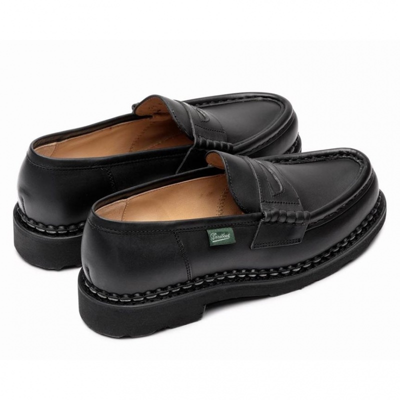 Loafersy Paraboot Orsay Damskie Czarne | NQGEC0685