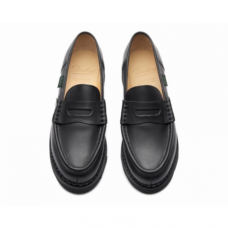 Loafersy Paraboot Orsay Damskie Czarne | NQGEC0685