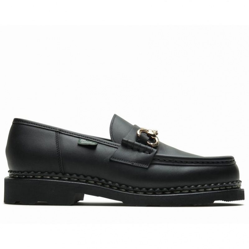 Loafersy Paraboot Orsay Mors Damskie Czarne | CSXZF8625