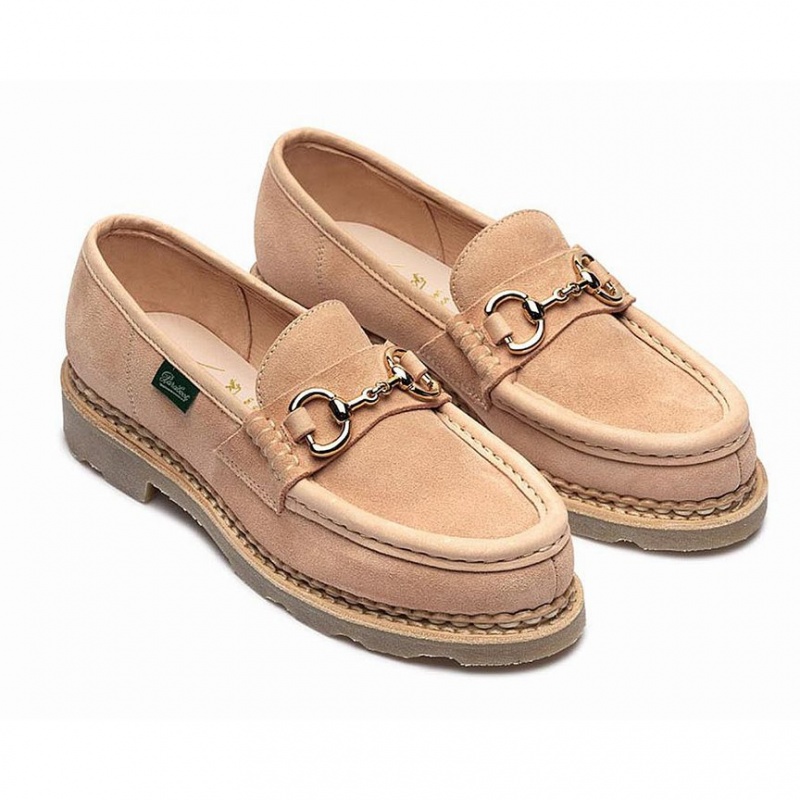 Loafersy Paraboot Orsayti Nd Damskie Khaki | MIASP4135