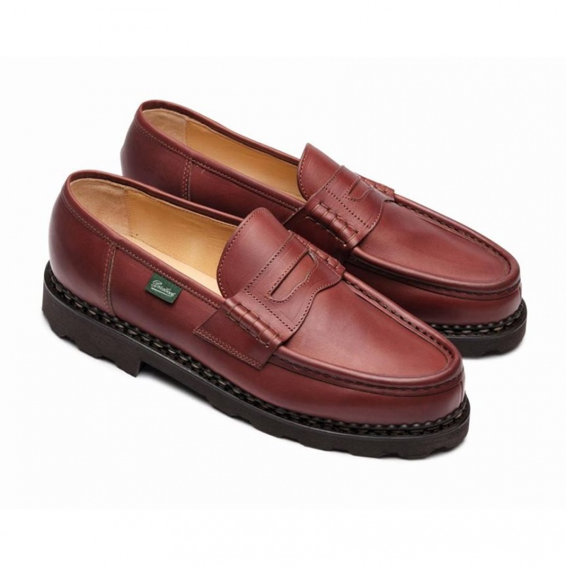 Loafersy Paraboot Reims Męskie Brązowe | QDZUL9713